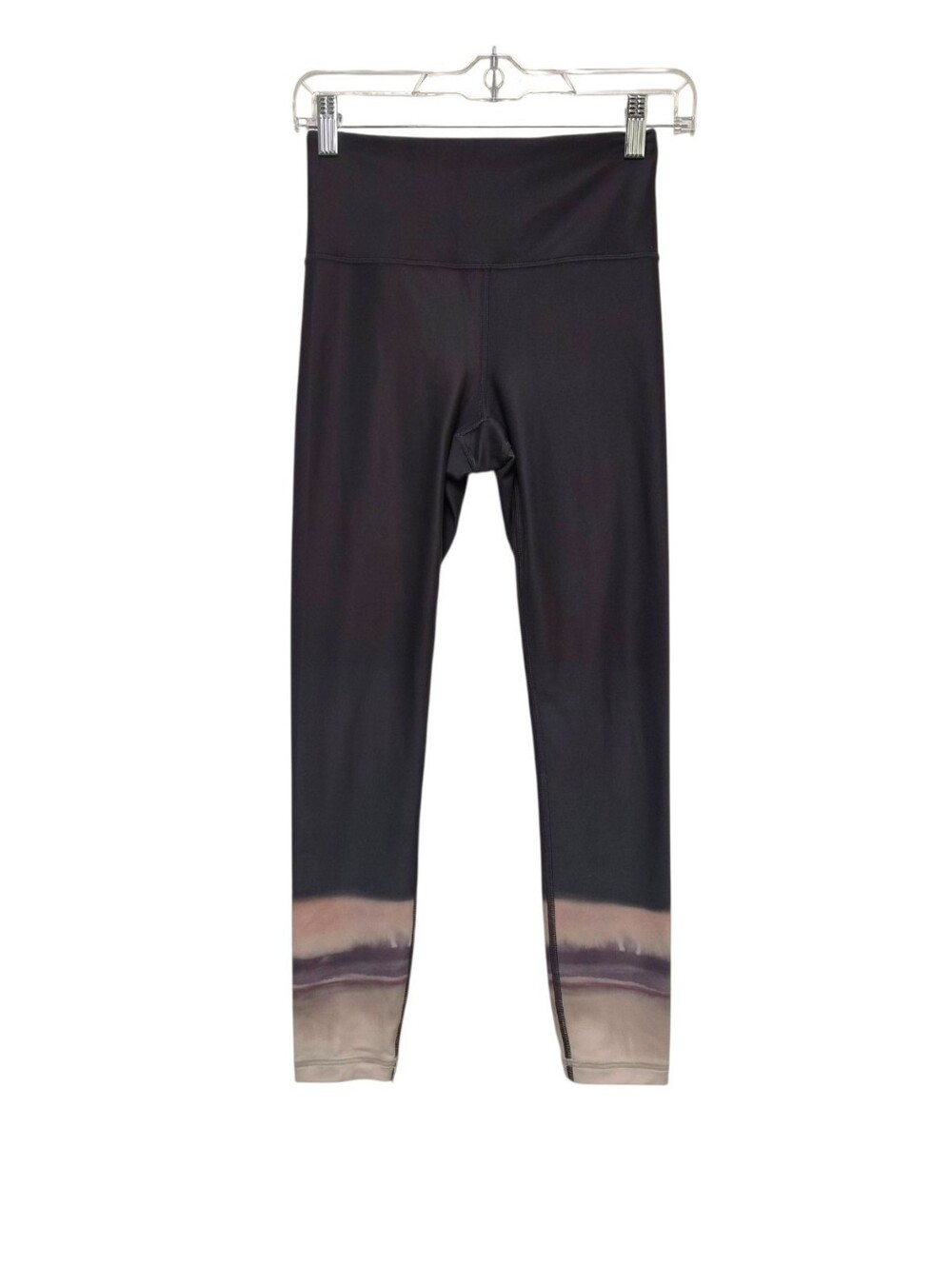 Athleta Elation Ultra High Rise Ombre 7/8 Leggings Womens XS Black Mauve